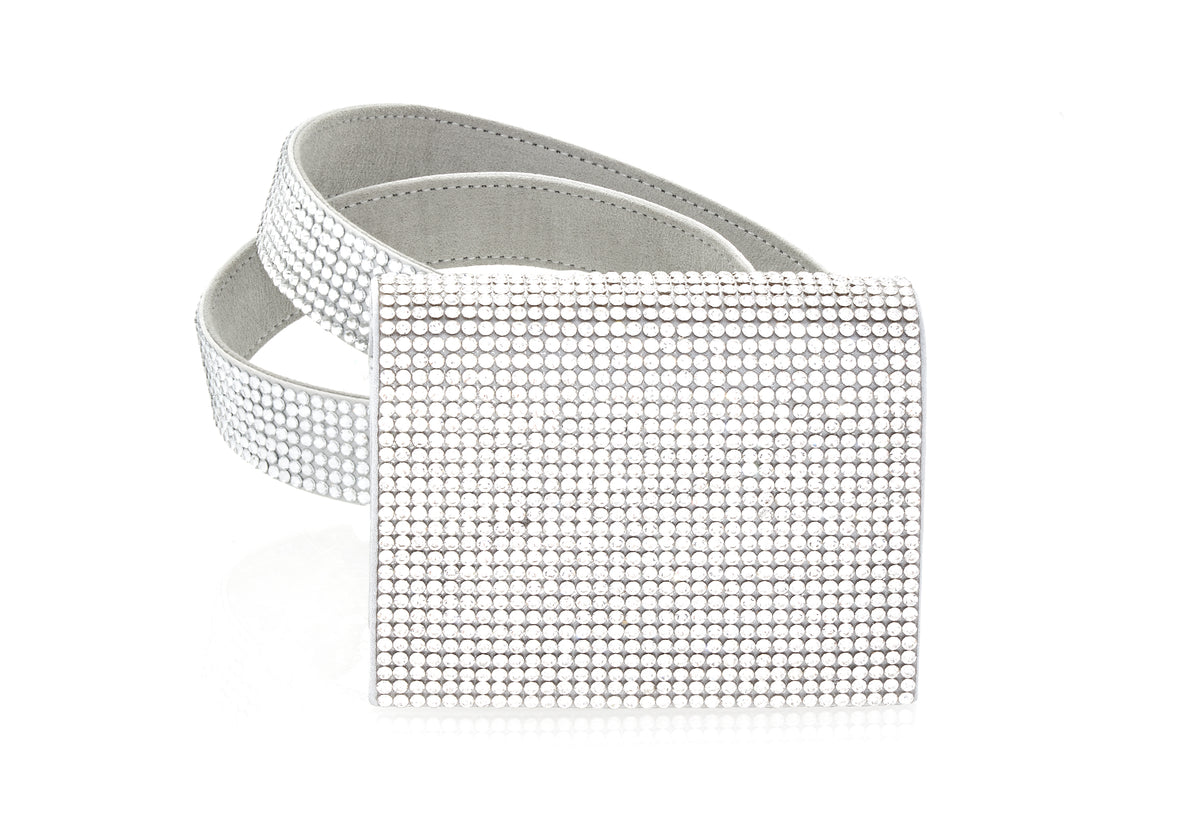 Belt Bag In Silver Rhine