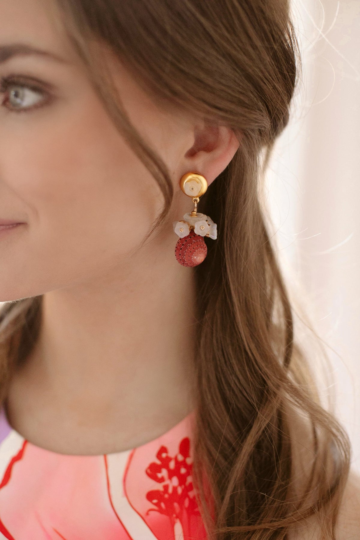 Strawberry Sunset Earrings