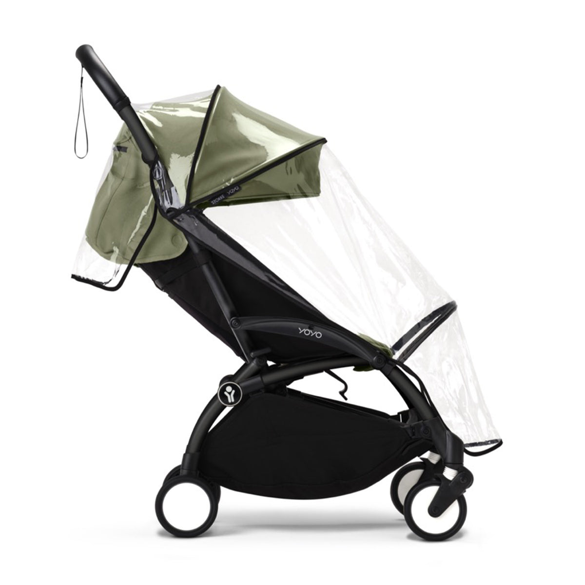 YOYO 6+ Rain Cover in Black & Clear