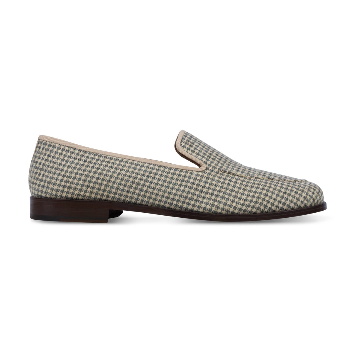 Our Sartorial Beige Tweed Venetian (Men) item is photographed here against a white background.