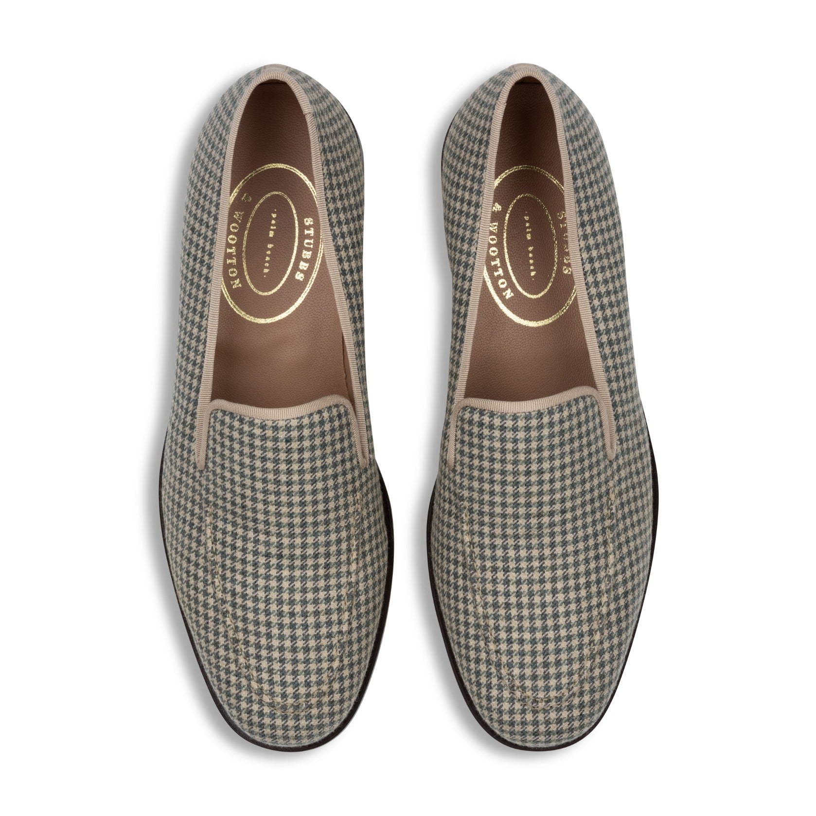 Our Sartorial Beige Tweed Venetian (Men) item is photographed here against a white background.
