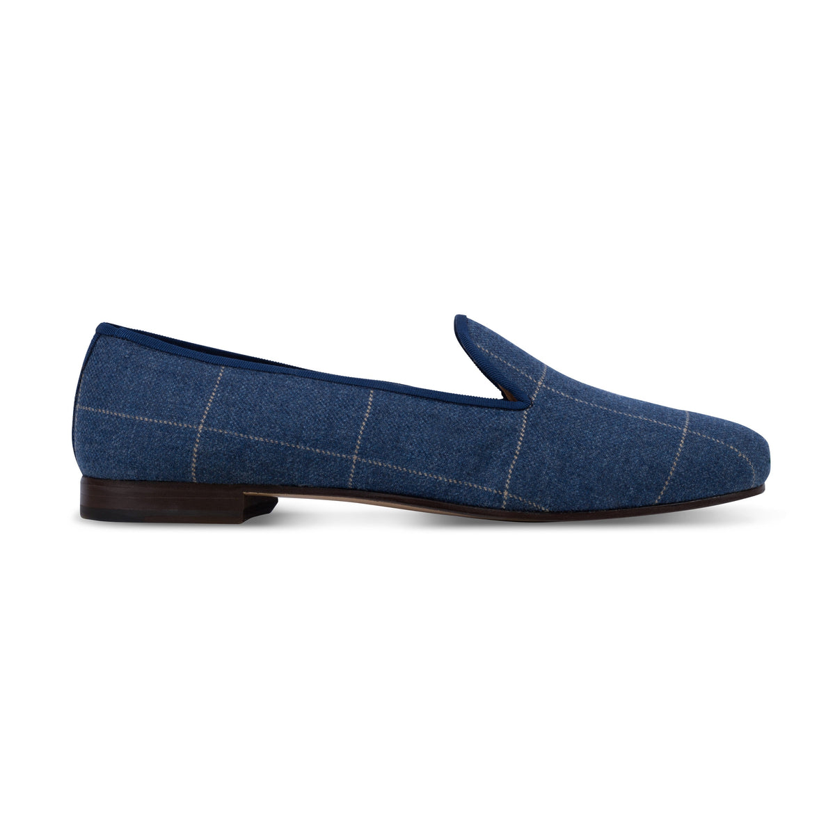 Men’s Sartorial Navy Tweed Slipper