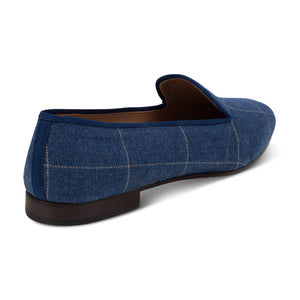 Men’s Sartorial Navy Tweed Slipper