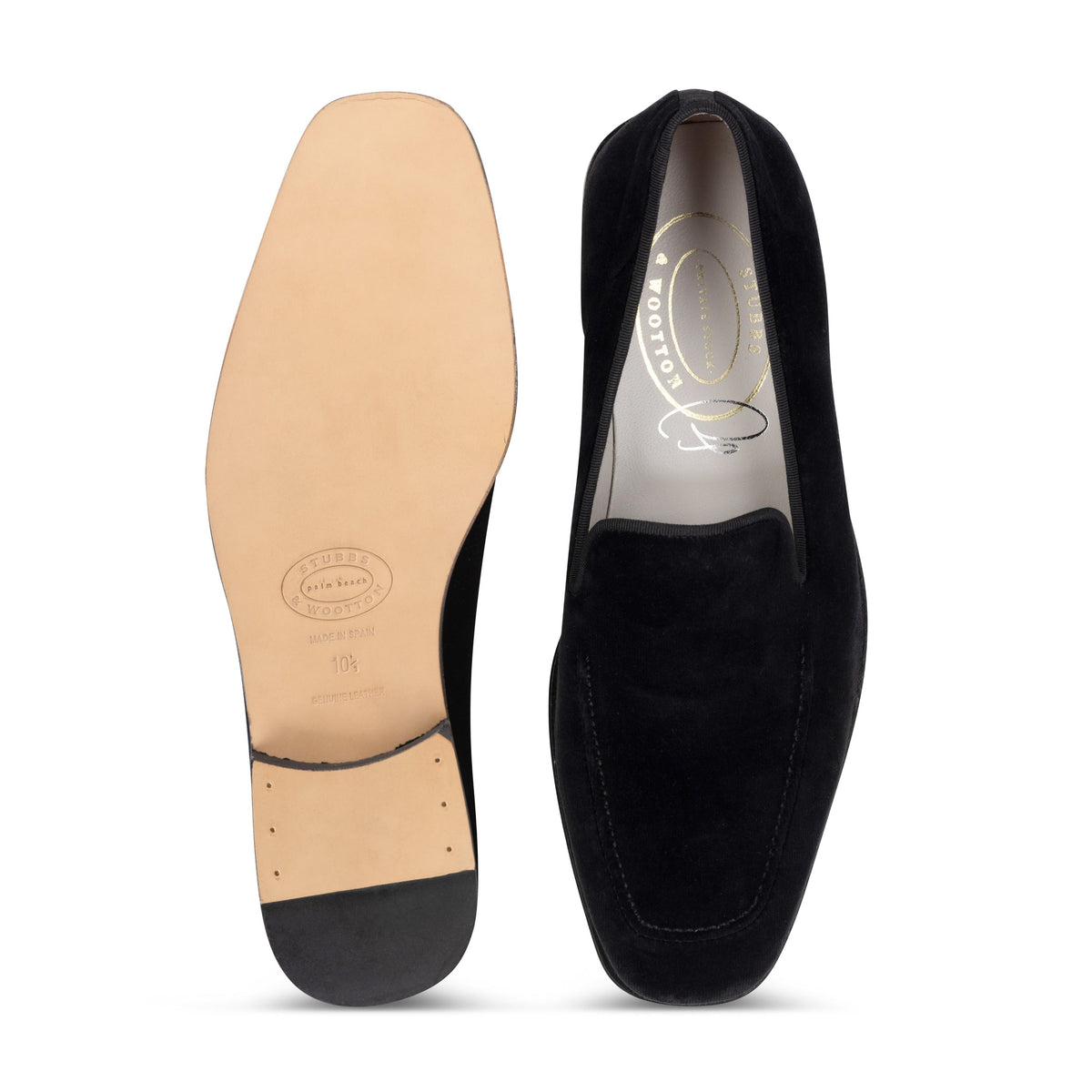Our Noir Private Stock Velvet Nottingham (Men) item is photographed here against a white background.