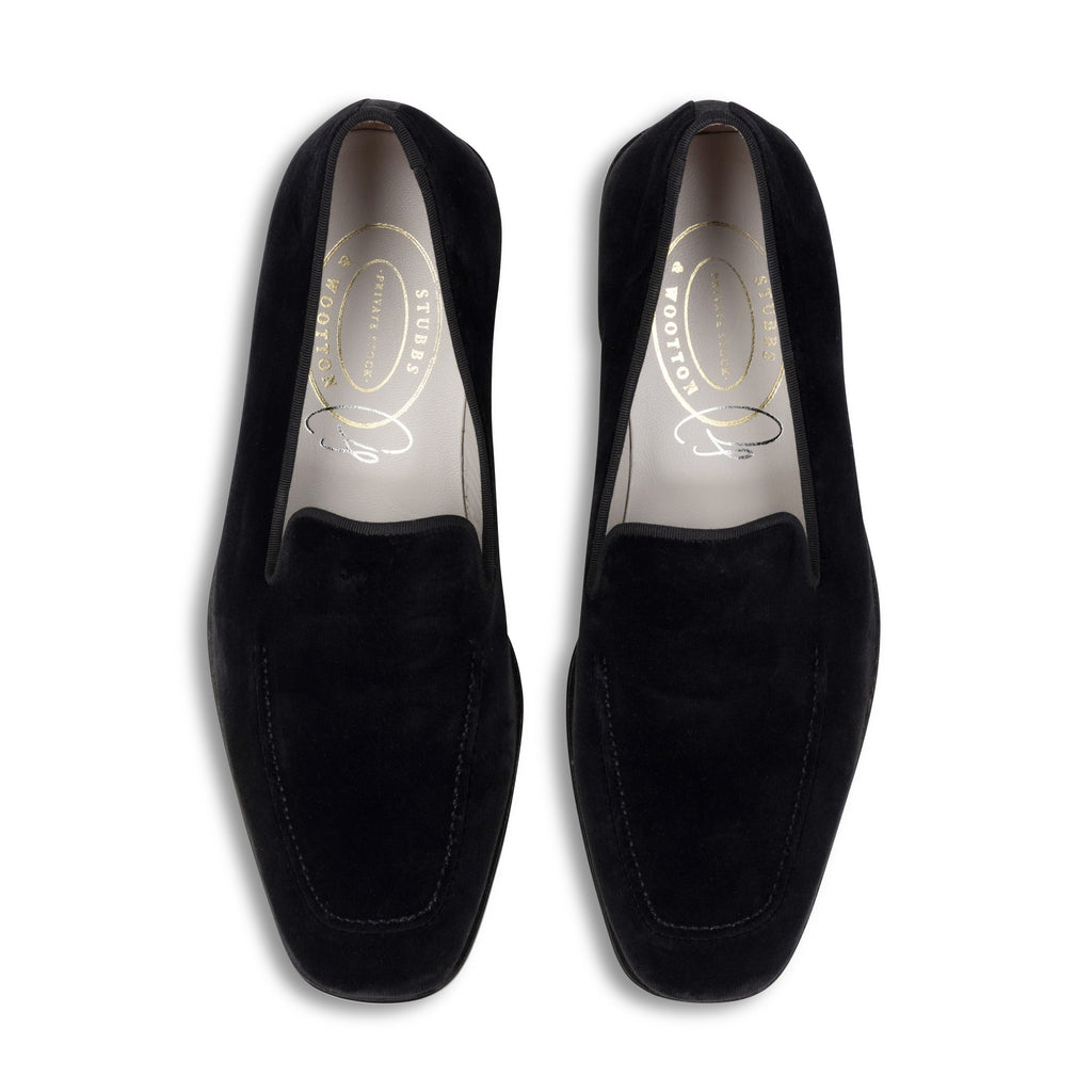 Our Noir Private Stock Velvet Nottingham (Men) item is photographed here against a white background.