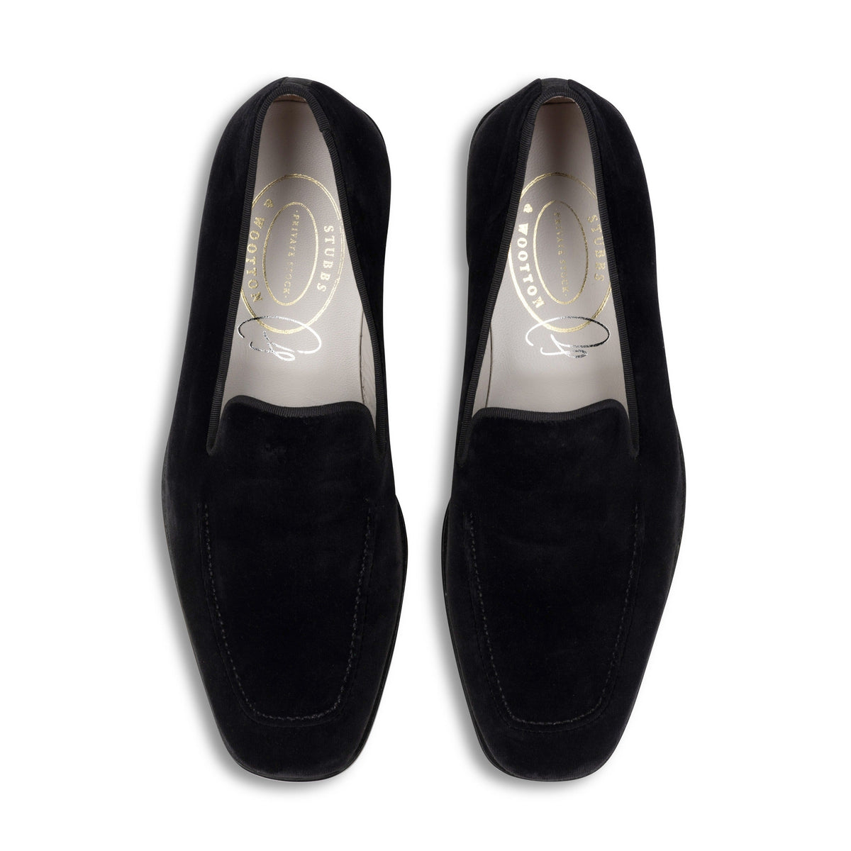 Our Noir Private Stock Velvet Nottingham (Men) item is photographed here against a white background.
