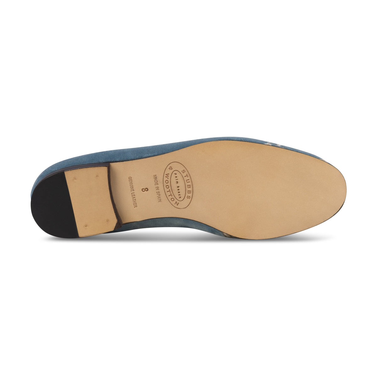Winter Garden Sky Velvet Slipper