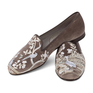 Our Winter Garden Mink Velvet Slipper item is photographed here against a white background.