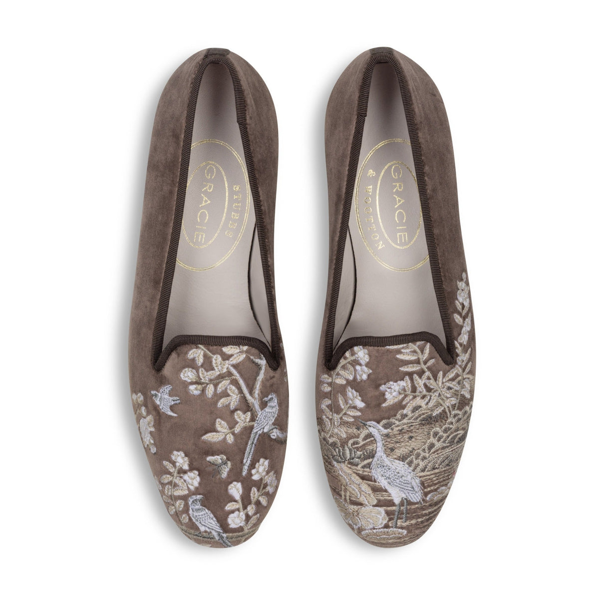 Our Winter Garden Mink Velvet Slipper item is photographed here against a white background.
