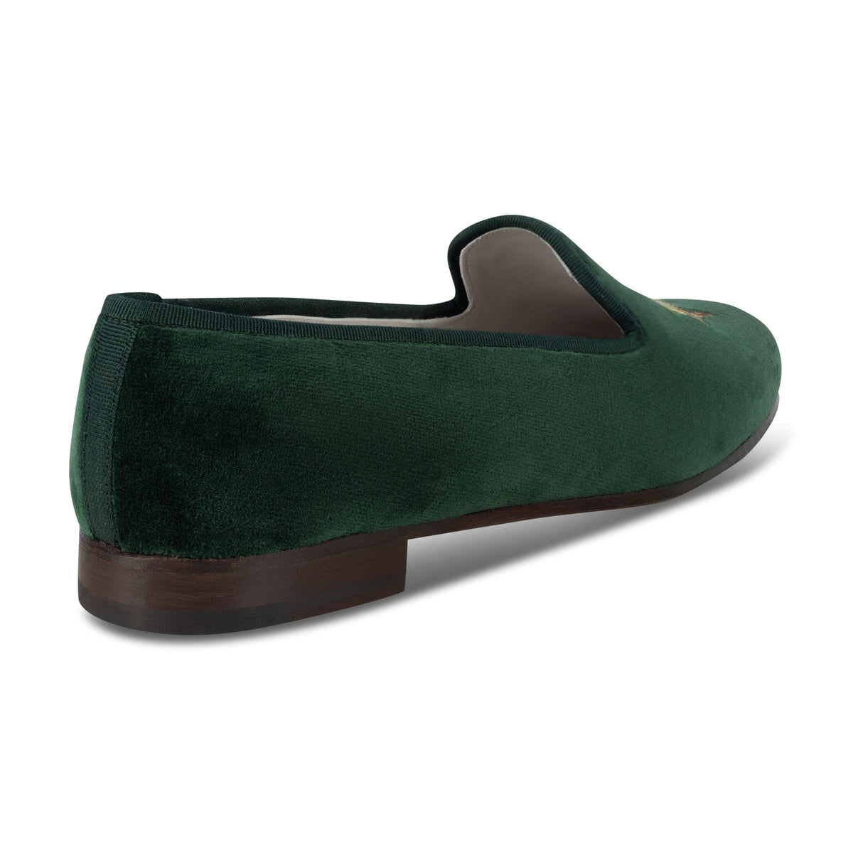 Our The Hunt Evergreen Velvet Slipper (Women) item is photographed here against a white background.