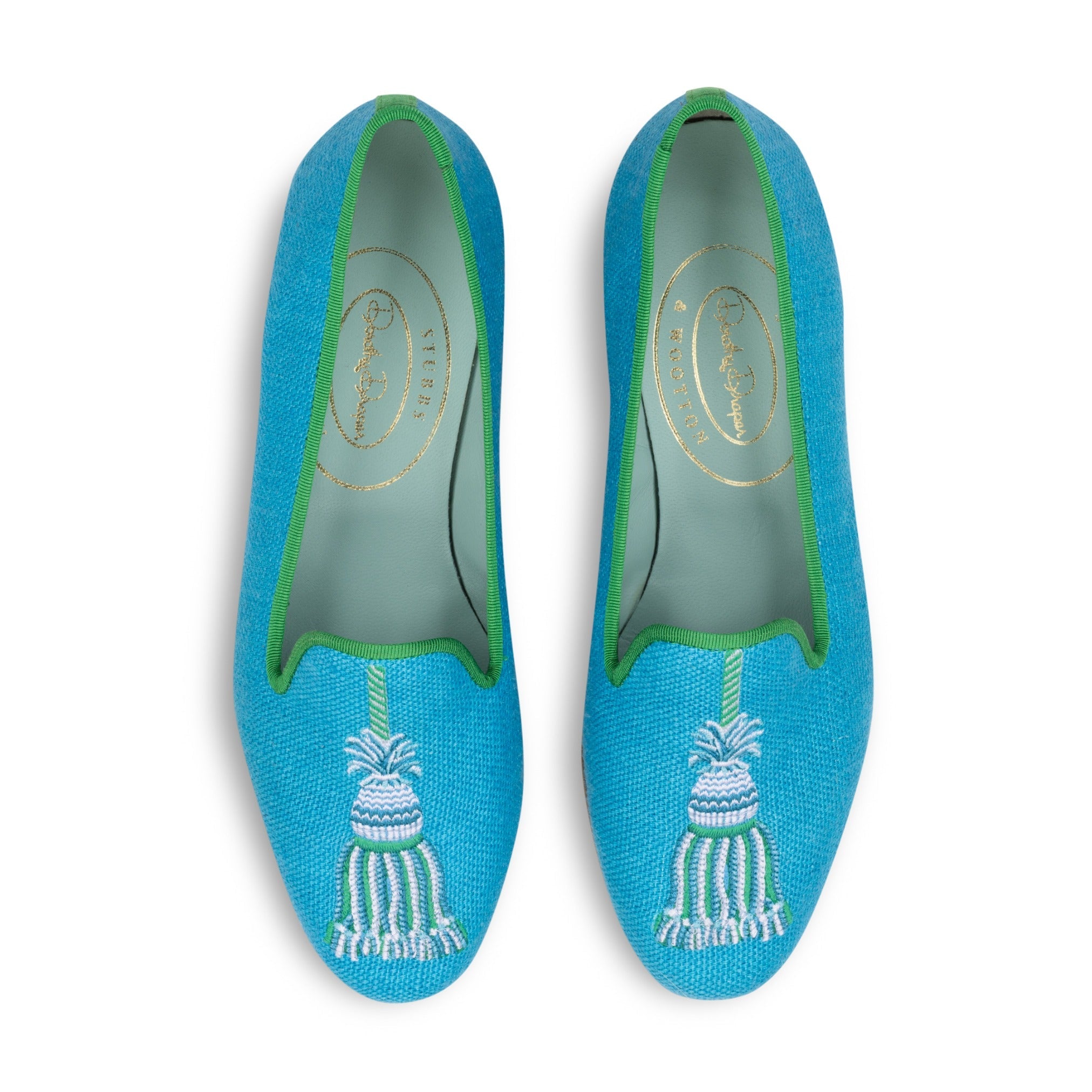 Tassel Turquoise Slipper
