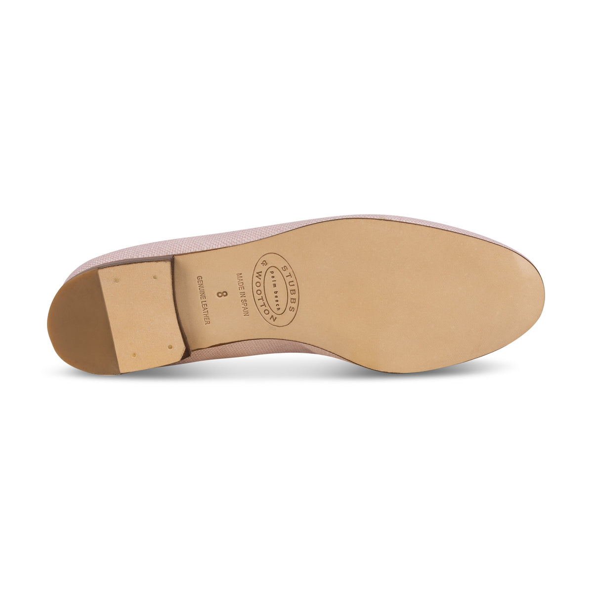 Tassel Blush Linen Slippper