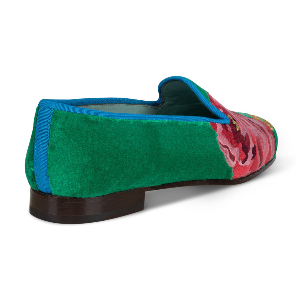 Grace Rose Emerald Slipper