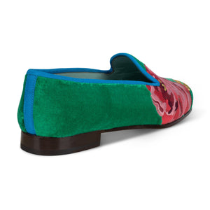 Grace Rose Emerald Slipper