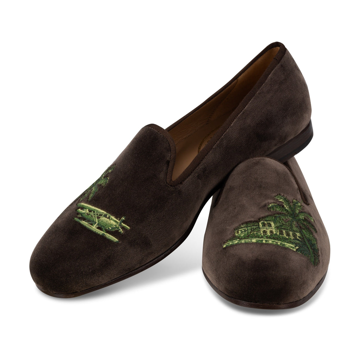 Men's Montego Bay Espresso Velvet Slipper