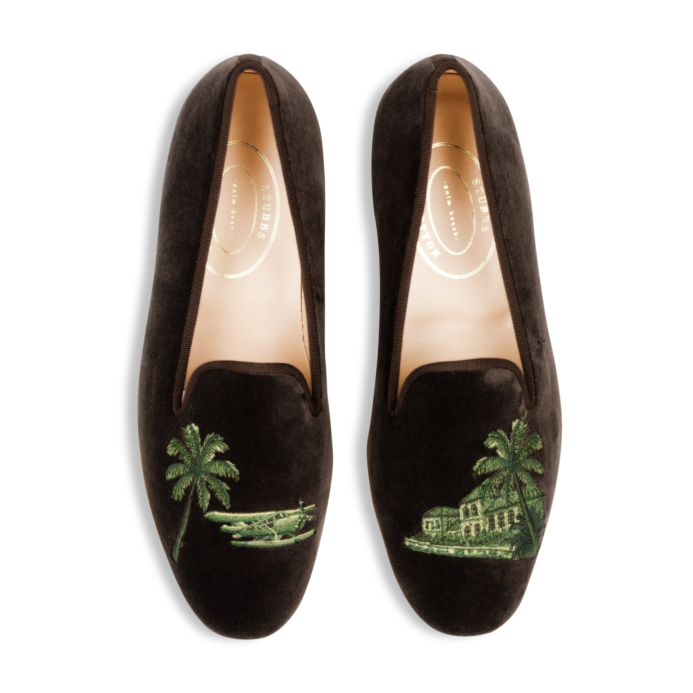 Men's Montego Bay Espresso Velvet Slipper