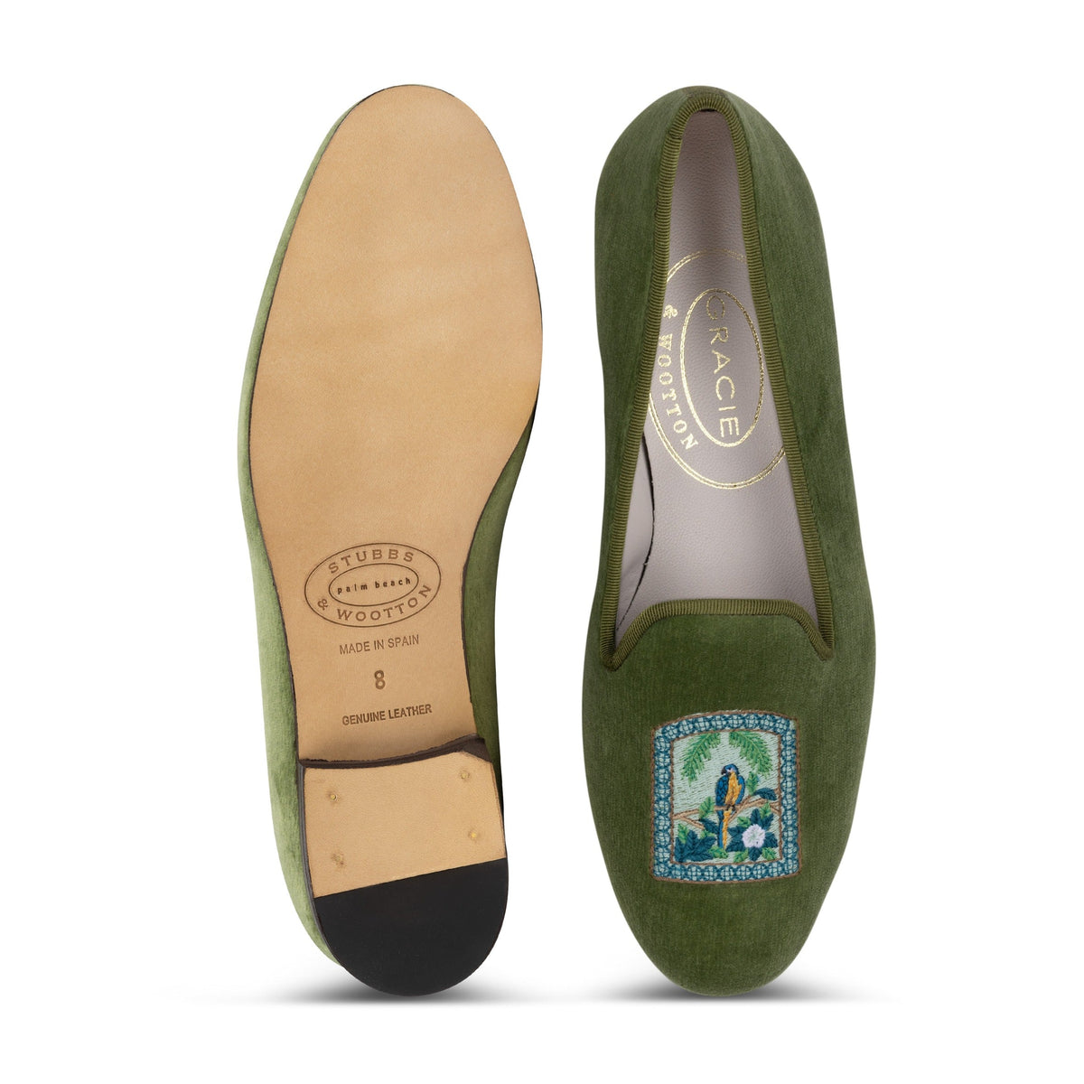 Paradiso Vignette Sage Slipper