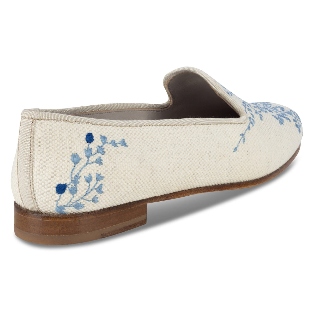 Fleurs Flax Linen Slipper