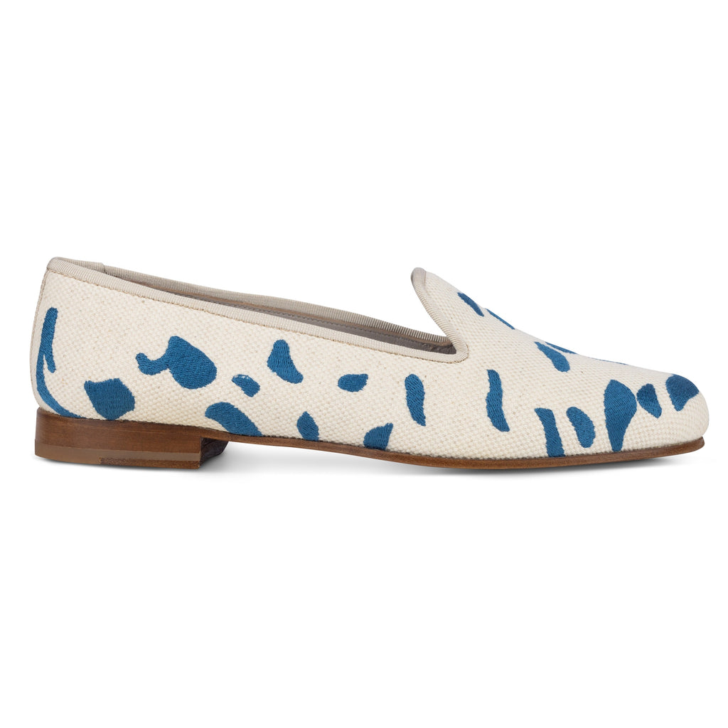 Alizee Flax Linen Slipper