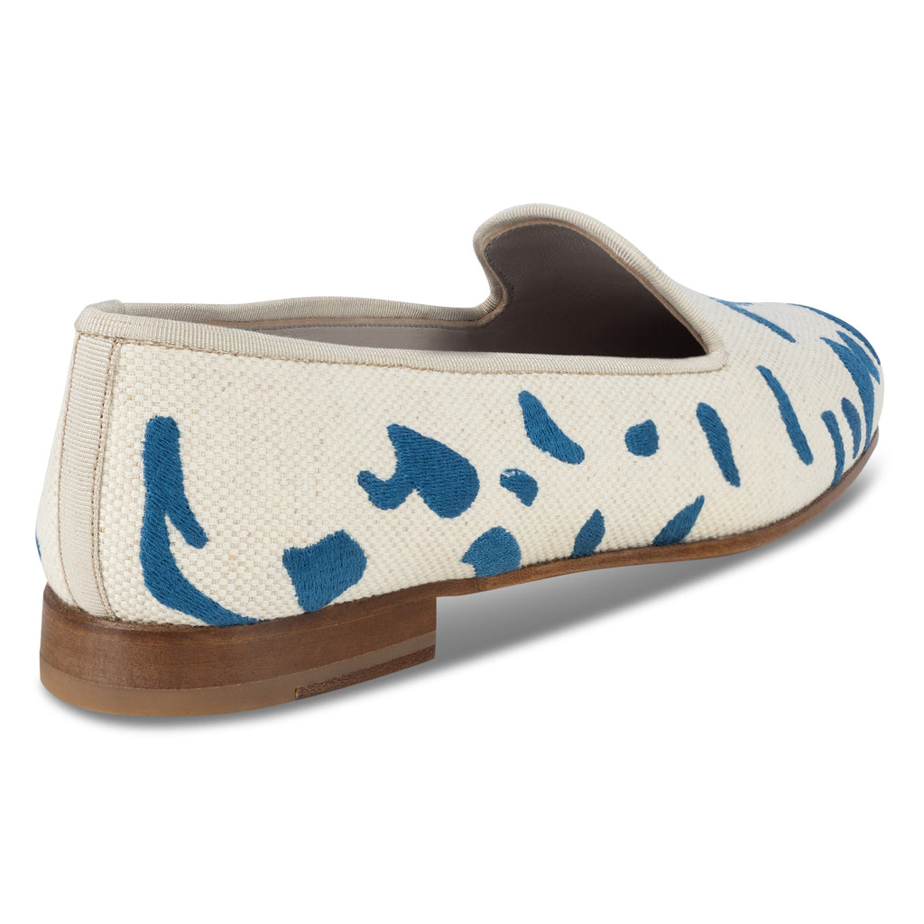 Alizee Flax Linen Slipper