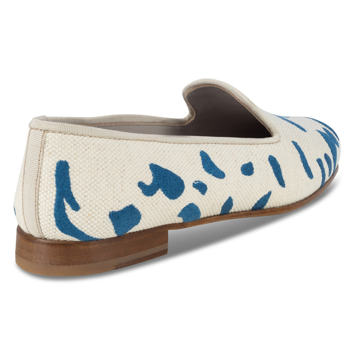 Alizee Flax Linen Slipper