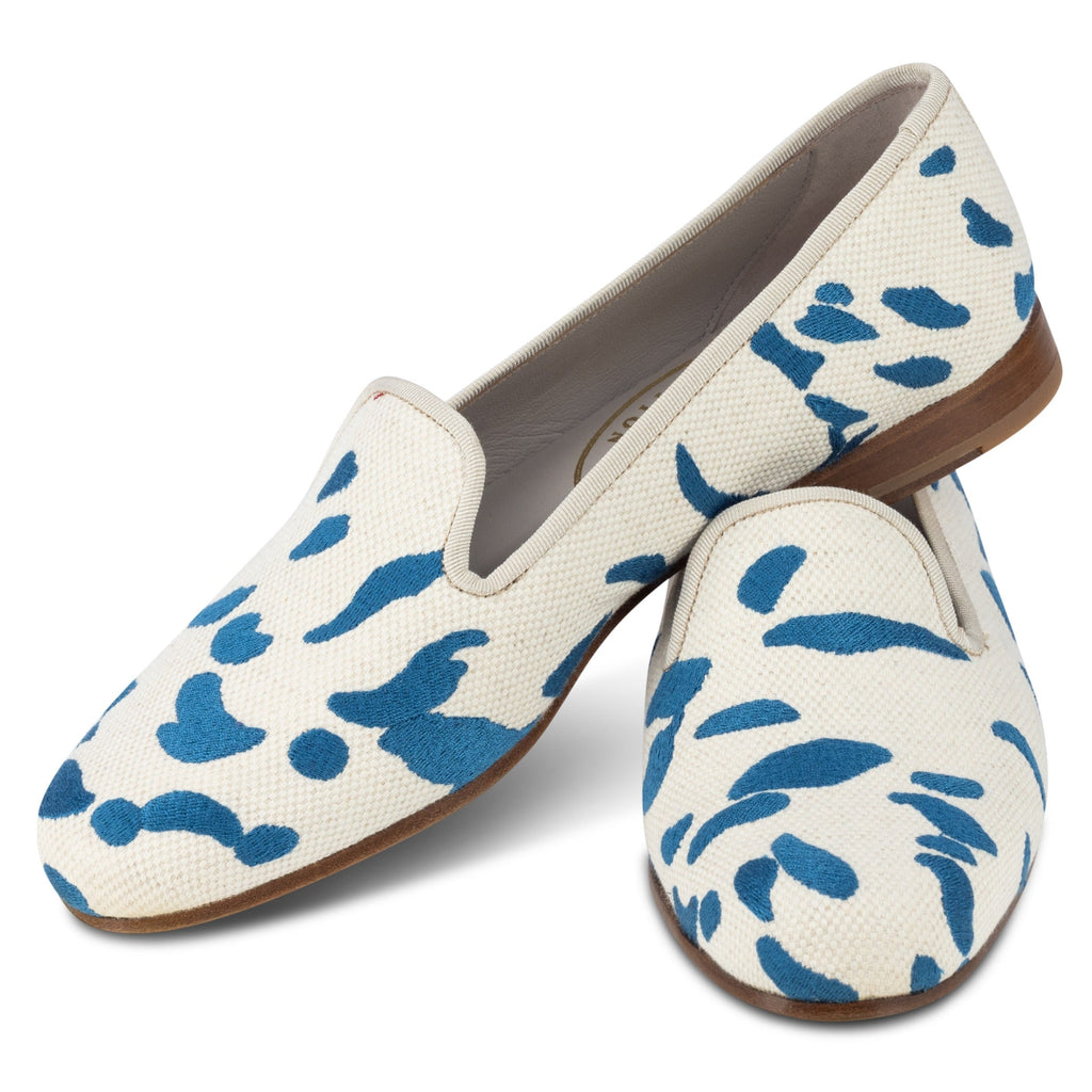 Alizee Flax Linen Slipper