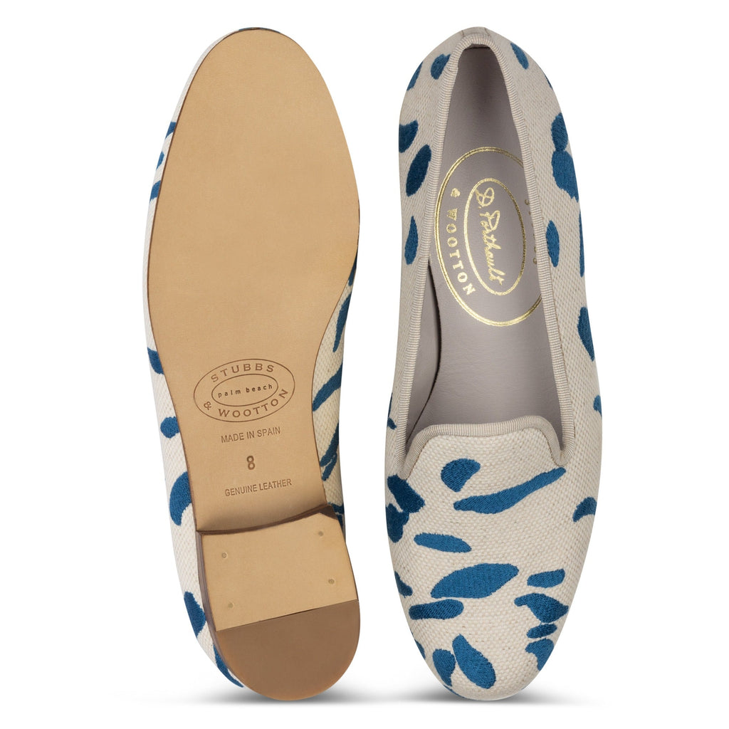 Alizee Flax Linen Slipper