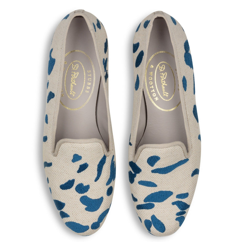 Alizee Flax Linen Slipper