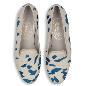 Alizee Flax Linen Slipper
