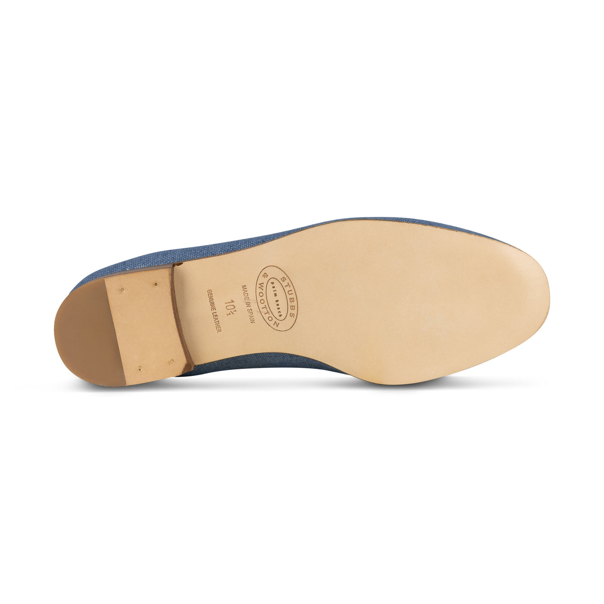 Men's Caviar Marine Linen Slipper