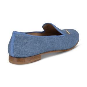 Men's Caviar Marine Linen Slipper