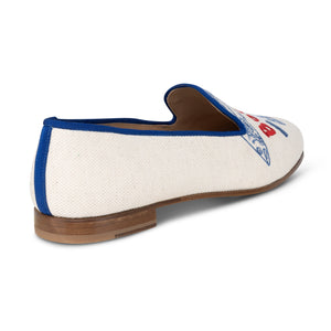 Graphic Flax Slipper