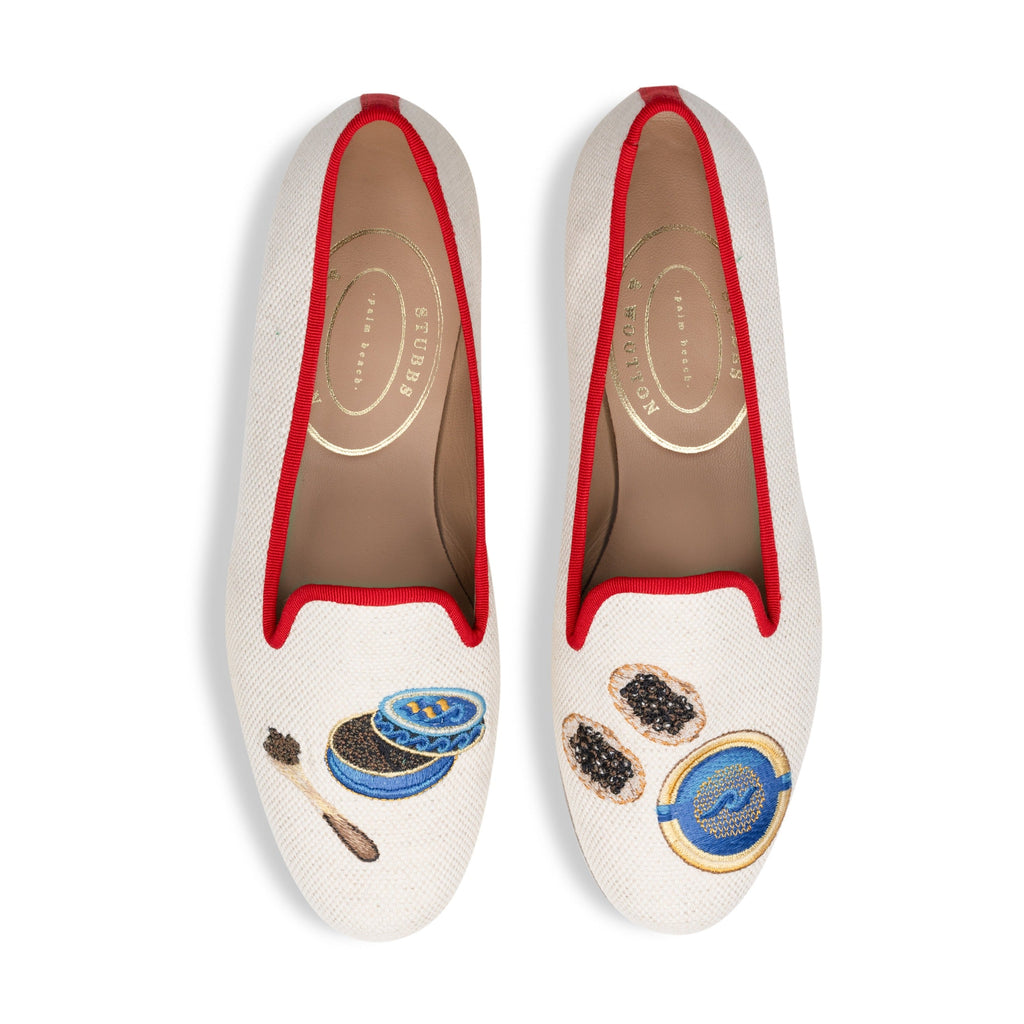 Caviar Flax Linen Slipper