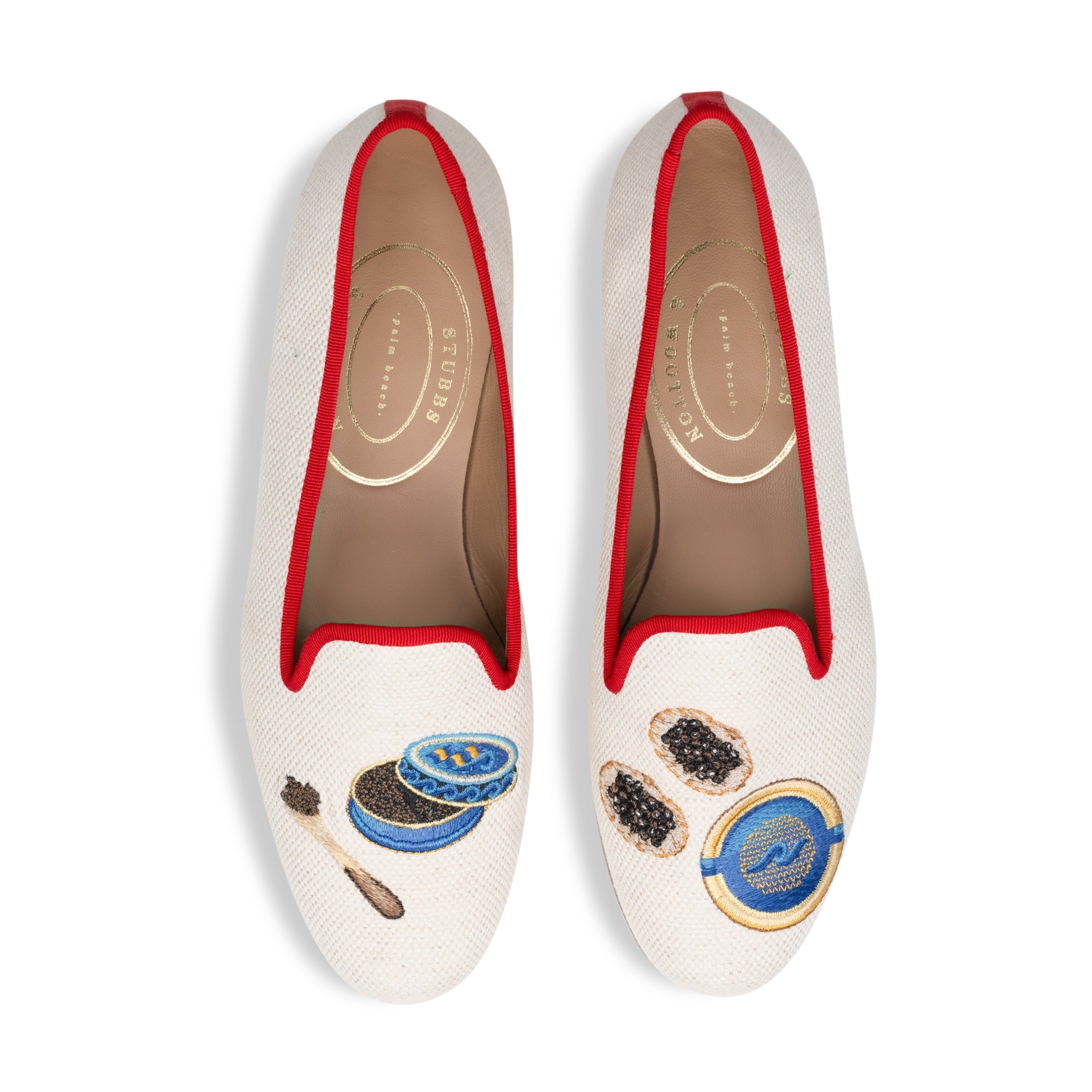 Caviar Flax Linen Slipper