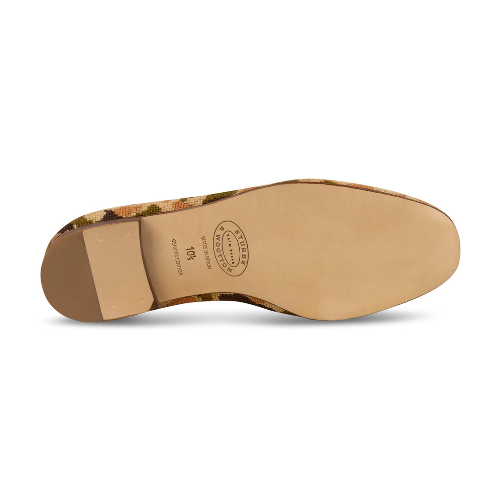 Our Hidden Dune Needlepoint Slipper (Women) item is photographed here against a white background.