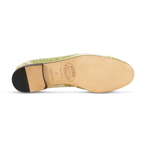 Our Jardin Ivory Silk Slipper (Woman) item is photographed here against a white background.