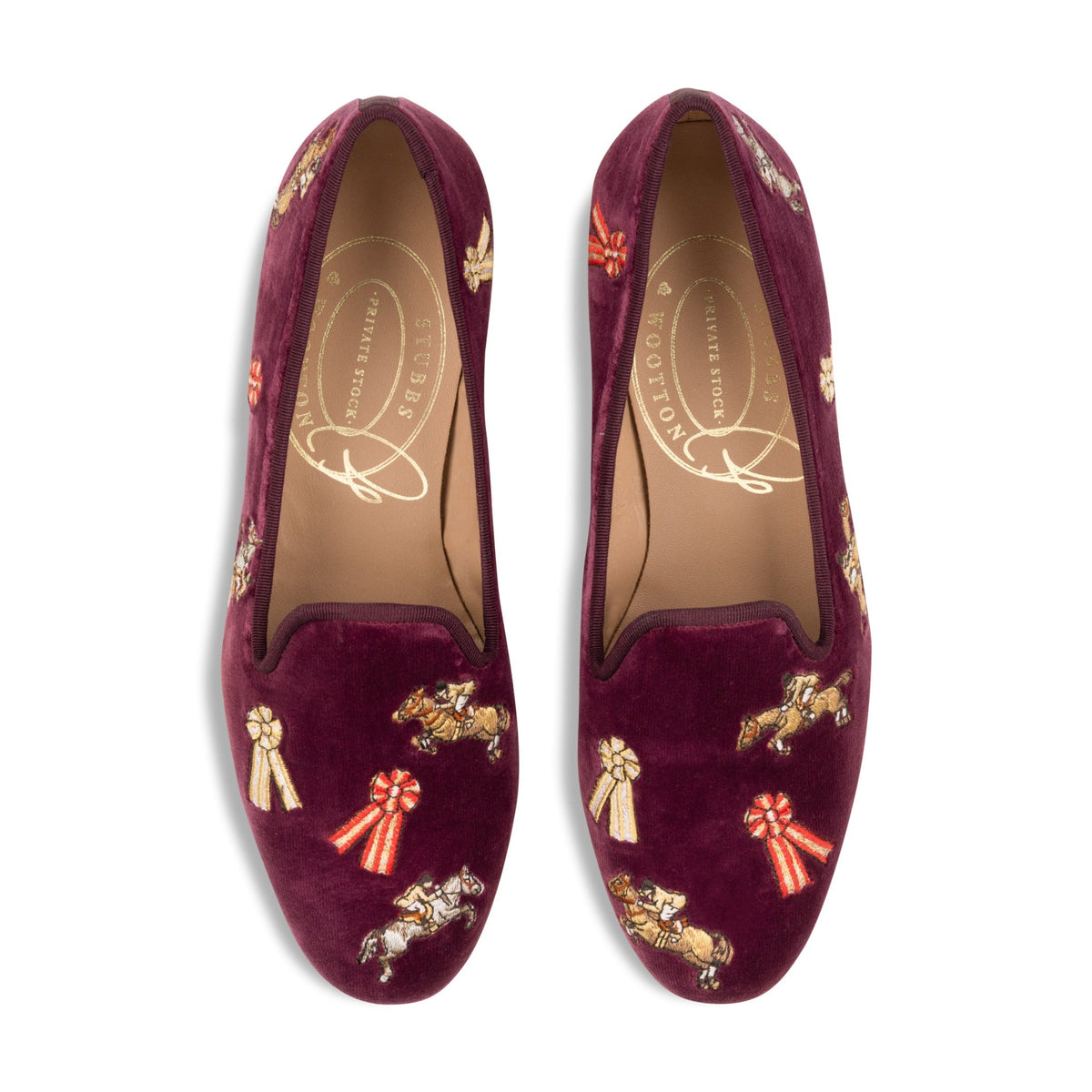 Dressage Burgundy Slipper