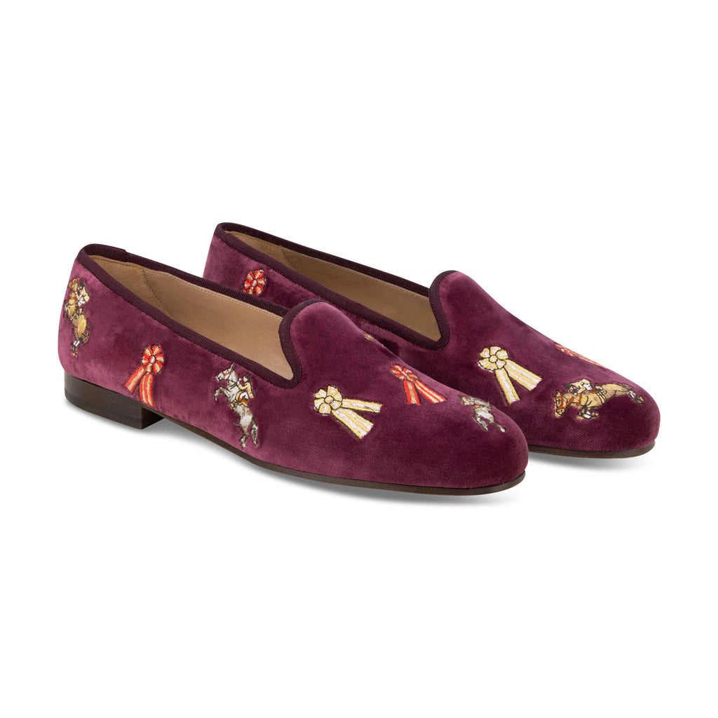 Dressage Burgundy Slipper