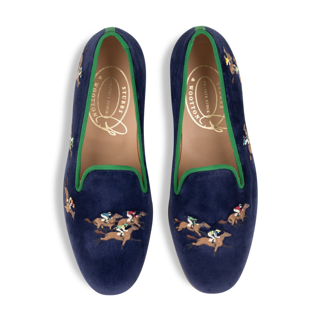 Men's Track Naval Slipper