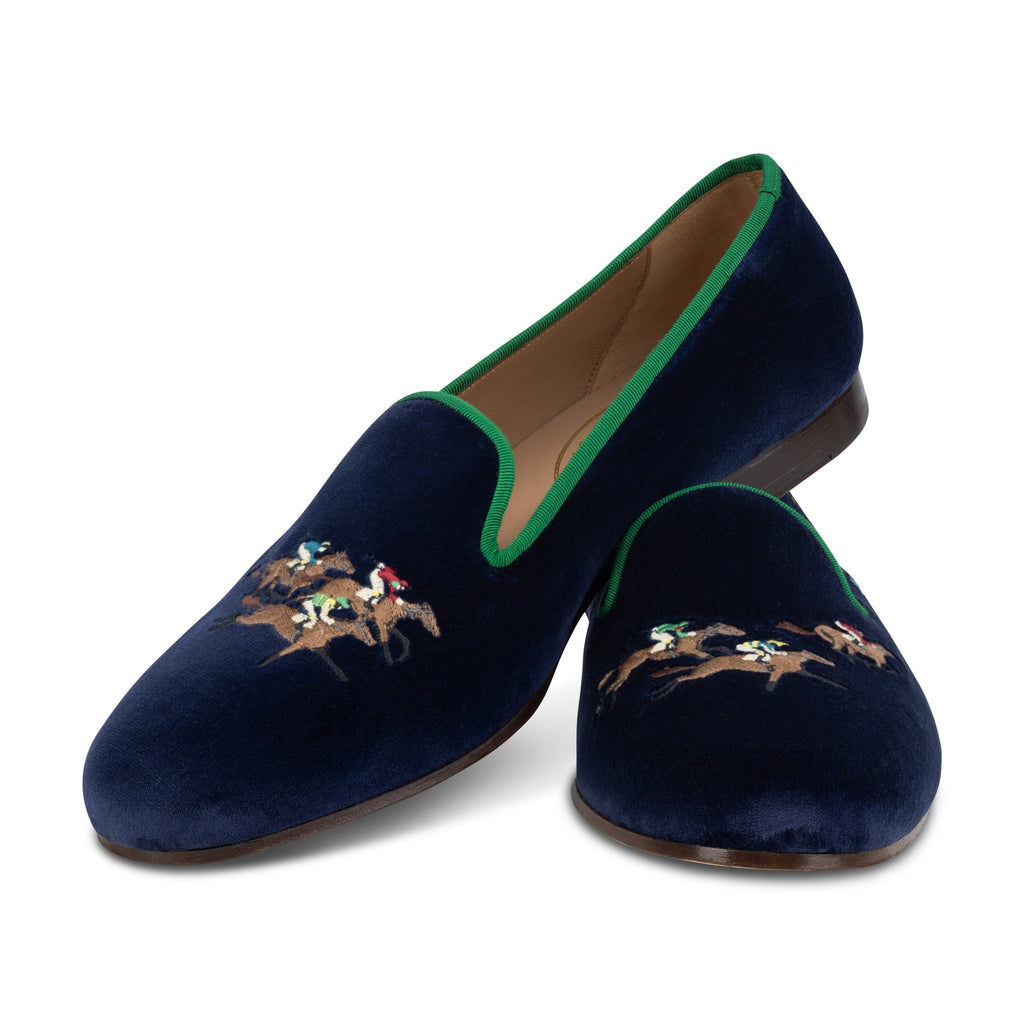 Men's Track Naval Slipper