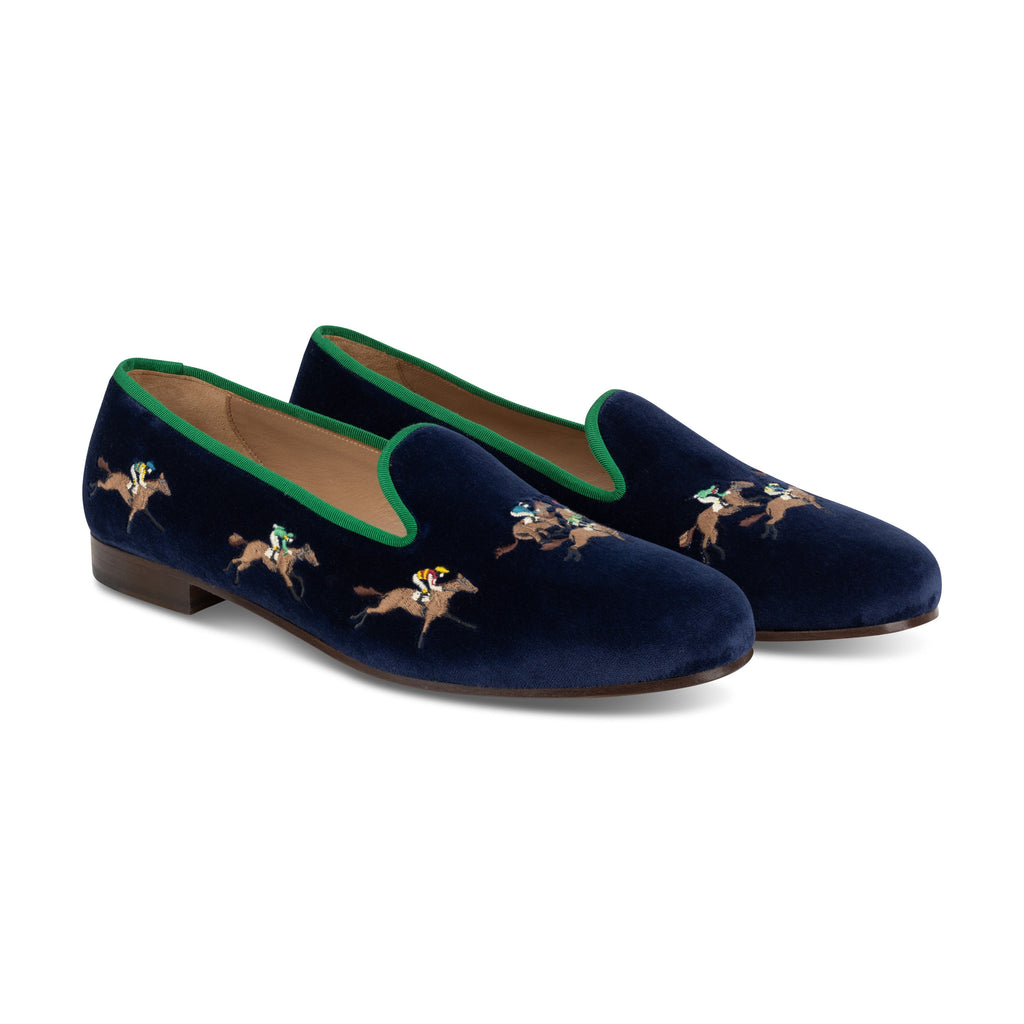 Men's Track Naval Slipper