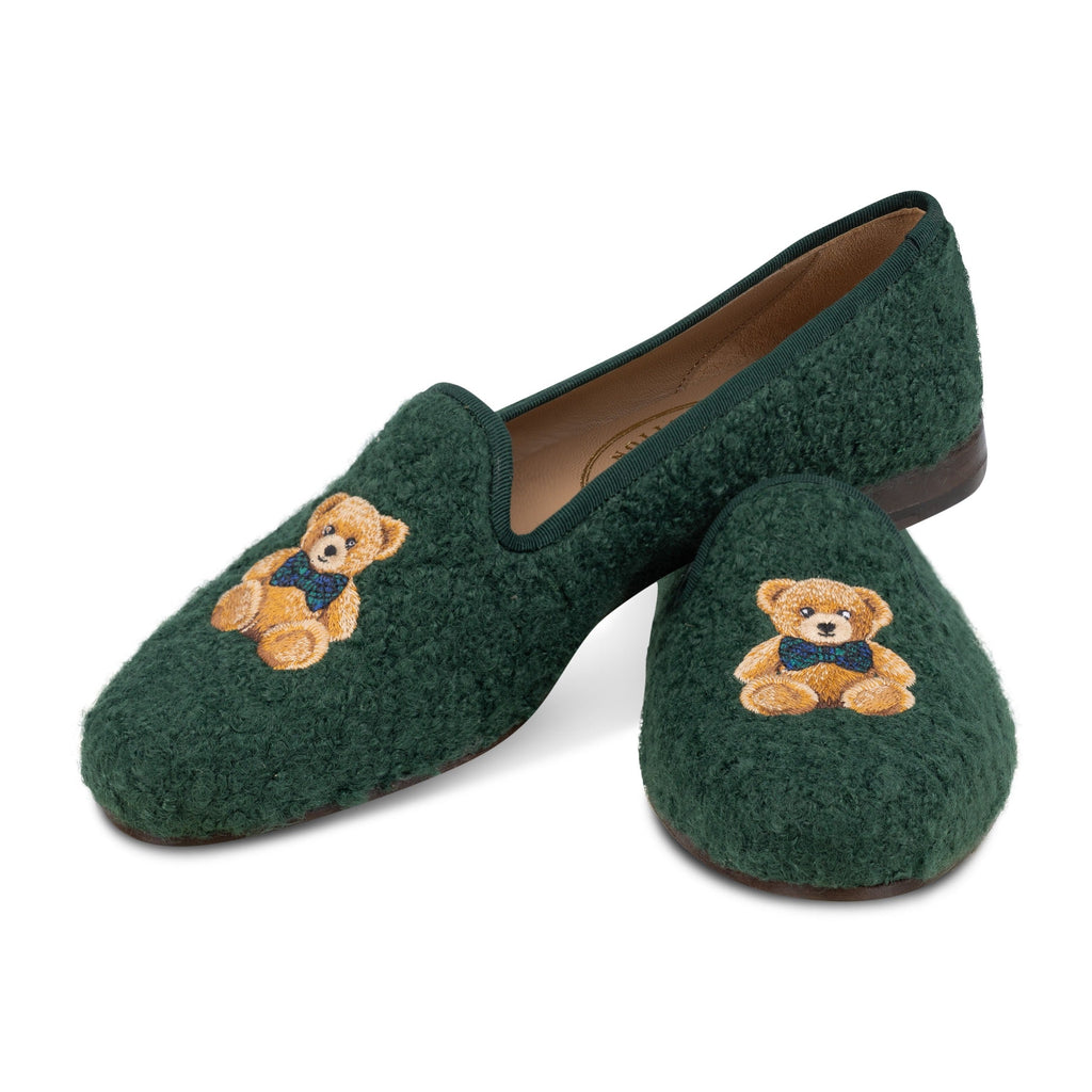 Men's Teddy Evergreen Boucle Slipper