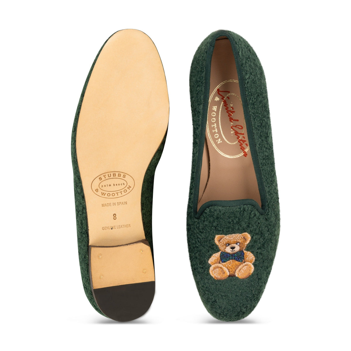 Men's Teddy Evergreen Boucle Slipper