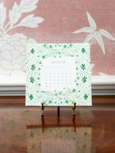 2025 Desk Calendar in the Trellis Box