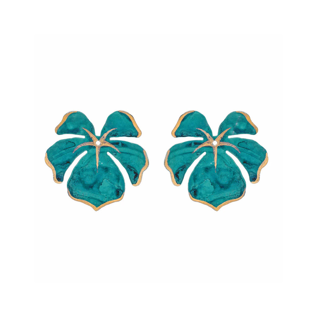 Single Teal Tahiti Earrings