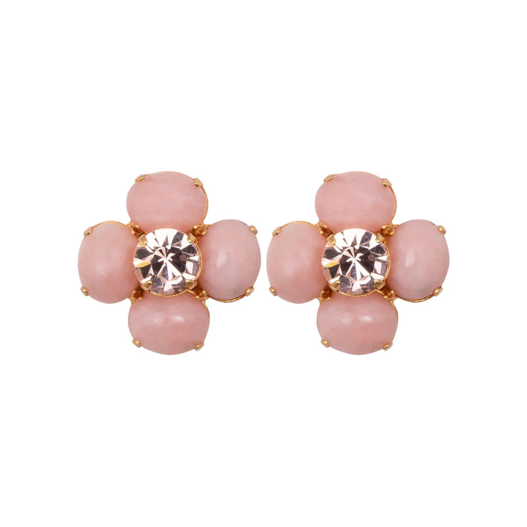 Quinn Earrings in Pink Opal