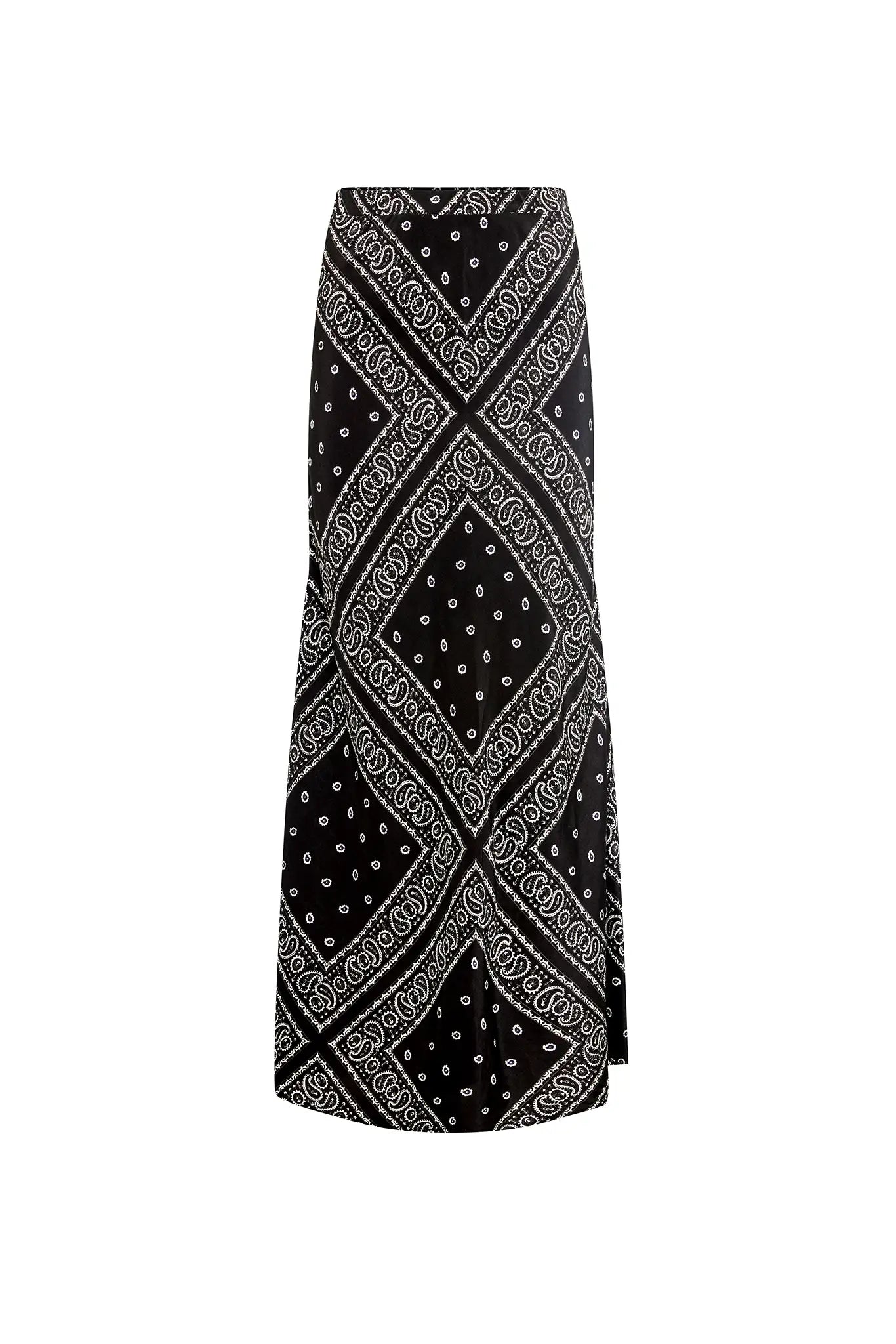 Suki Skirt in Aces Wild Black