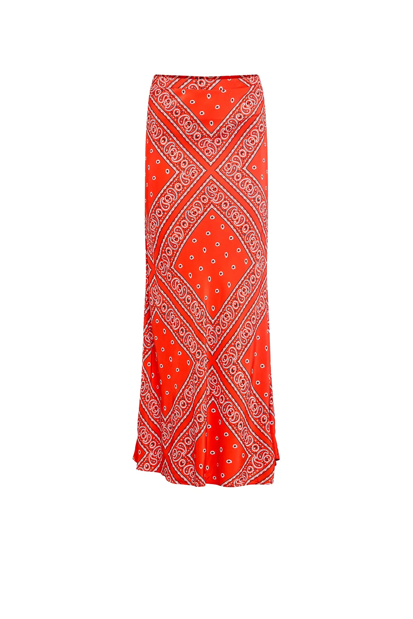 Suki Skirt in Aces Wild Red