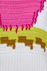 Sully Pullover in White Multi