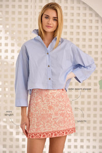 Vivian Skirt in Rosewater Floral